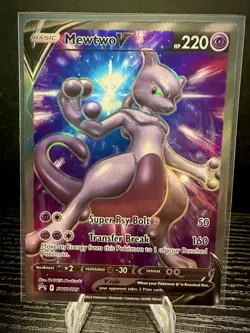 Mewtwo V SWSH229 Promo SWSH: Sword & Shield Promo Cards Pokemon TCG Card NM - Image 1