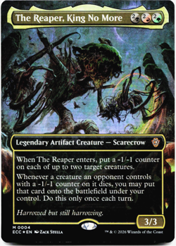 The Reaper, King No More (Borderless) - FOIL - [Commander: Lorwyn Eclipsed] MTG - Image 3