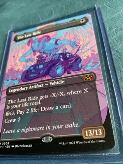 The Last Ride (Borderless) Aetherdrift Regular Mythic NM/M MTG - Image 3