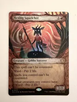 Hexing Squelcher - Showcase - FOIL - Lorwyn Eclipsed NM - MTG Magic - Image 1