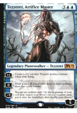 1x MTG Tezzeret, Artifice Master - Core Set 2019 Mythic! NM Mint! - Image 1