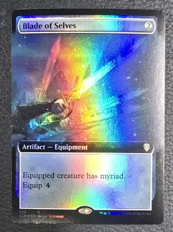 Blade of Selves (Extended Art) #596 (Foil) (NM) Baldur's Gate CLB Magic MTG - Image 1