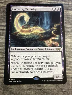 Enduring Tenacity #95 *Normal* (NM) - Duskmourn: House of Horror MTG - Image 1