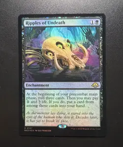 Ripples Of Undeath Lot Of 3; Non Foil, Foil, Extended NM - Image 2