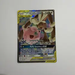 Mega Lopunny & Jigglypuff GX Tag Team 165/236 Cosmic Eclipse Pokemon TCG NM! - Image 1