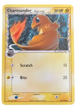 Charmander #49 - Crystal Guardians - Lightly Played Pokemon TCG - Image 1