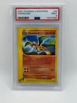 Charizard 40/165 - 2002 Pokemon Expedition PSA 9 Non-Holo - Image 1
