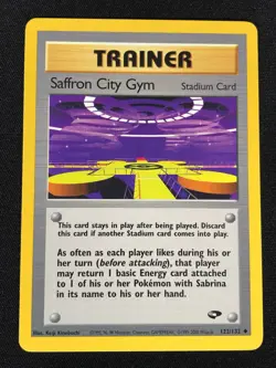 Pokemon Saffron City Gym 122/132 Common (NM) - Image 1