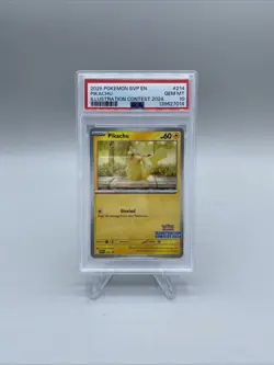 Pokemon Pikachu Illustration Contest 2024 Psa 10 Scarlet Violet English Promo - Image 1