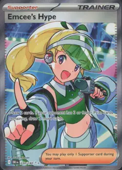 Pokemon TCG - Emcee's Hype - 220/182 - SV10: Destined Rivals (DRI) (2) - Image 1