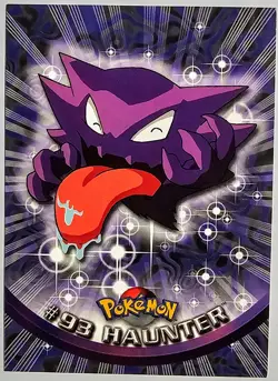 Topps Pokemon Haunter #93 2000 TV Animation Edition Blue Logo Non Holo - Image 1