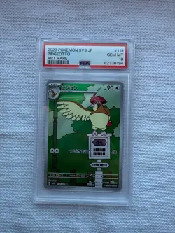 PSA 10 Pokemon Pidgeotto Art Rare PSA 10, Ruler of the Black Flame, 119/108 - Image 1