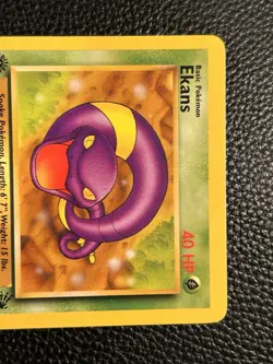 Ekans Common 1st Edition Fossil 46/62 Pokemon TCG - Image 2