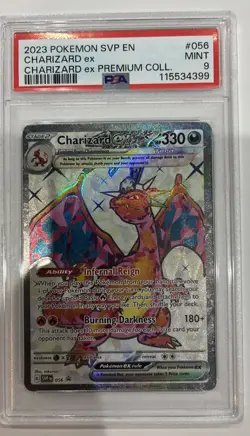 2023 Pokemon SVP EN Charizard Ex Charizard Ex Premium Coll PSA 9 - Image 1
