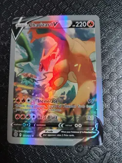 Pokemon TCG Charizard V 154/172 Alternate Full Art: Brilliant Stars Holo - Image 1