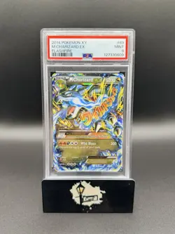 2014 PSA 9 Pokemon XY Flashfire M Charizard EX Holo Ultra Rare 69/106 - Image 1