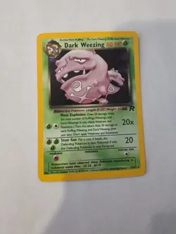 Dark Weezing 14/82 Pokemon TCG Team Rocket Unlimited Holo Rare NM - Image 1