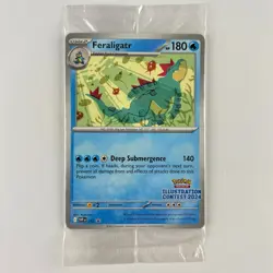 Pokemon Day SEALED 2024 Illustration Contest, Feraligatr Promo Pack w/ PIKACHU - Image 1