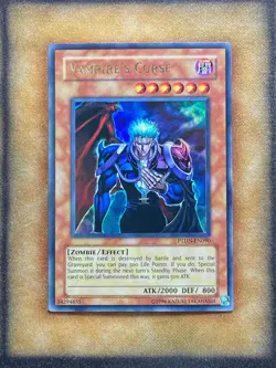 Yugioh Vampire's Curse PTDN-EN090 Ultra Rare NM - Image 1
