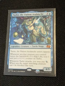 Taeko, The Patient Avalanche / Anime art MTG Card / Jumpstart J25 Ninja Turtle - Image 1