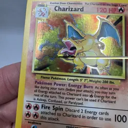 Pokemon TCG Charizard Base Set 4/102 Holo Rare LP-MP (Pics) - Image 4