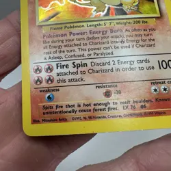Pokemon TCG Charizard Base Set 4/102 Holo Rare LP-MP (Pics) - Image 2