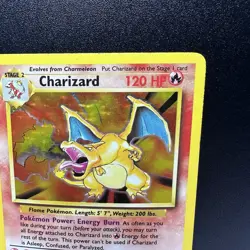 Pokemon TCG Charizard Base Set 4/102 Holo Rare LP-MP (Pics) - Image 4