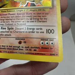 Pokemon TCG Charizard Base Set 4/102 Holo Rare LP-MP (Pics) - Image 5