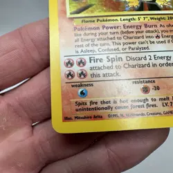 Pokemon TCG Charizard Base Set 4/102 Holo Rare LP-MP (Pics) - Image 2