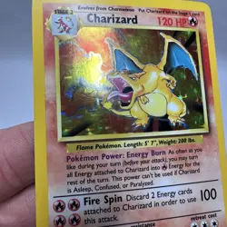 Pokemon TCG Charizard Base Set 4/102 Holo Rare LP-MP (Pics) - Image 5