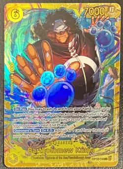 Bartholomew Kuma OP12-119 Secret Rare Near Mint Legacy of the Master One Piece ! - Image 1