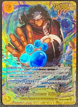 Bartholomew Kuma OP12-119 Secret Rare Near Mint Legacy of the Master One Piece ! - Image 2