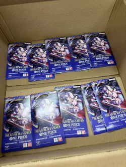 One Piece OP14 The Azure Sea’s Seven Sleeved Booster Pack LOT of 10 NEW SEALED - Image 1