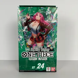 One Piece Green Starter Deck 24 Jewelry Bonney ST-24 OP-11 Booster Included New - Image 1