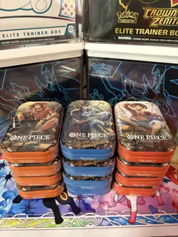 One Piece TCG Tin Pack Set Vol. 2 Set Lot Of 12 TS-02 Display English New - Image 4