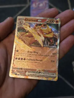 Charizard ex 006/165 Holo Shiny Pokemon Card Scarlet Violet 151 2023 NEAR MINT - Image 2