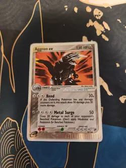 Aggron ex 95/100 Sandstorm Holo Rare Pokemon Trading Card Game - Image 1