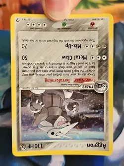 Pokemon EX Power Keepers Aggron 1/108 Holo Rare Played - Image 4