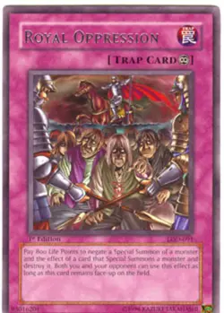 Yugioh! MP Royal Oppression - LOD-091 - Rare - 1st Edition Moderately Played, En - Image 1