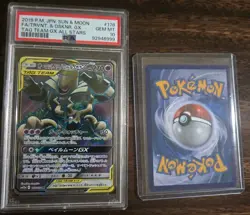 PSA 10 Trevenant & Dusknoir GX 178/173 Pokemon Japanese Tag Team All Stars 2019 - Image 2