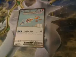 Eiscue ex 222/197 Special Illustration Rare Obsidian Flames Pokemon TCG SIRR - Image 1