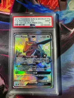 Rayquaza GX 177a/168 Hidden Fates Premium Collection Promo PSA 9 Pokemon TCG - Image 1