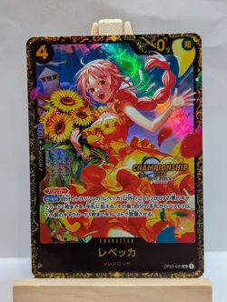 Rebecca Championship 2024 Rare High Quality Custom Card One Piece OP05-091 SR - Image 1