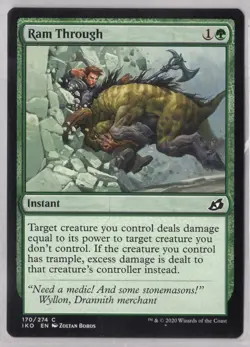 1x Ram Through - Ikoria: Lair of Behemoths - Near Mint - Image 1