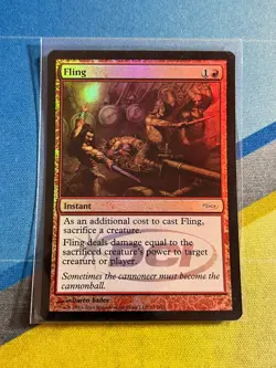 Magic the Gathering MTG WPN Promo FLING Foil - Image 1