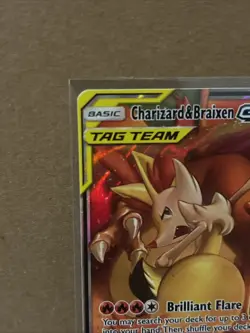 Pokemon TCG Charizard & Braixen GX Holo Ultra Rare Cosmic Eclipse 22/236 - Image 4