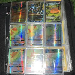 Pokemon TCG Binder Lot Charizard Pikachu Mewtwo Holo Foil Trainer Full Art - Image 1