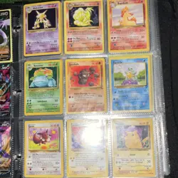 Pokemon TCG Binder Lot Charizard Pikachu Mewtwo Holo Foil Trainer Full Art - Image 3