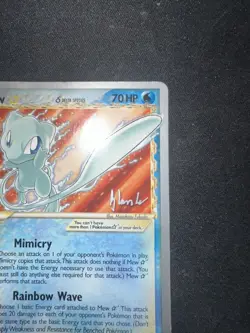 Pokemon TCG Mew Delta Species Gold Star Card 2008 World Championships - Image 4