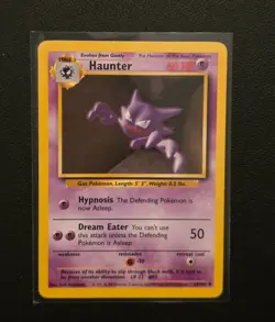 Pokemon Base Set Haunter 29/102 Vintage WOTC Uncommon - Image 1